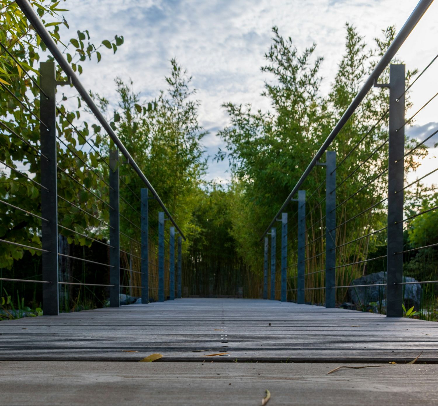 balustrade sur mesure en métal moderne